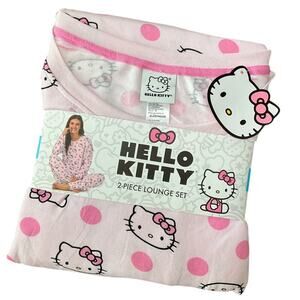 Hello Kitty Women's Pajama Set Pink Size 3X NWT